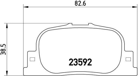 Brake Pad Set, disc brake PRIME LINE P83063