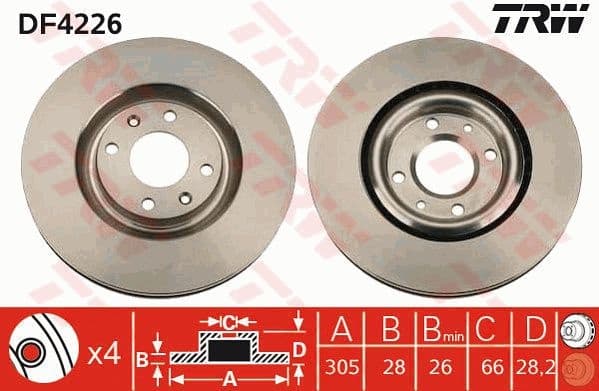 Brake Disc DF4226