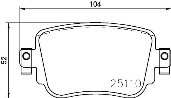 Brake Pad Set, disc brake PRIME LINE P85140