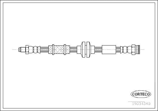 Brake Hose 19034340 - image 2