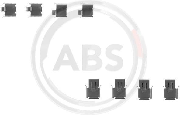 Accessory Kit, disc brake pad 1171Q