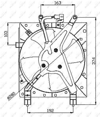 Fan, engine cooling 47044