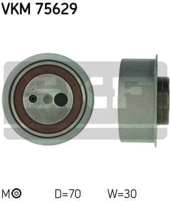 Tensioner Pulley, timing belt VKM 75629