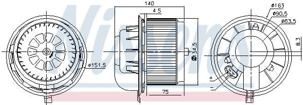 Interior Blower 87077
