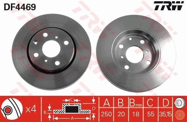 Brake Disc DF4469
