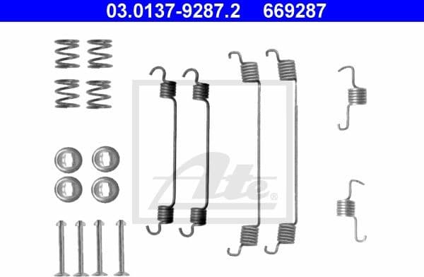 Accessory Kit, brake shoes 03.0137-9287.2 - image 2