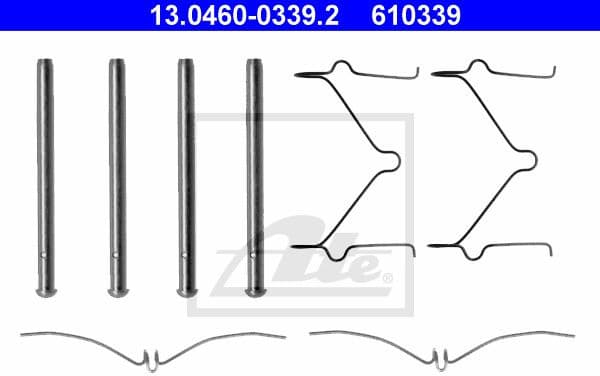 Accessory Kit, disc brake pad 13.0460-0339.2