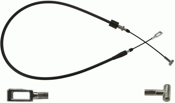 Cable Pull, parking brake GCH618