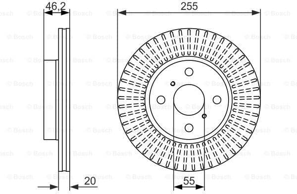 Brake Disc 0986479616 - image 2