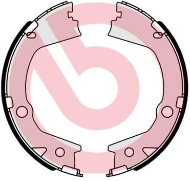 Brake Shoe Set, parking brake ESSENTIAL LINE S77001