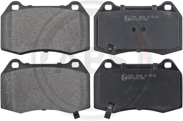 Brake Pad Set, disc brake 37451