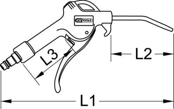 Brush/Nozzle Set, suction/blast gun 515.1902
