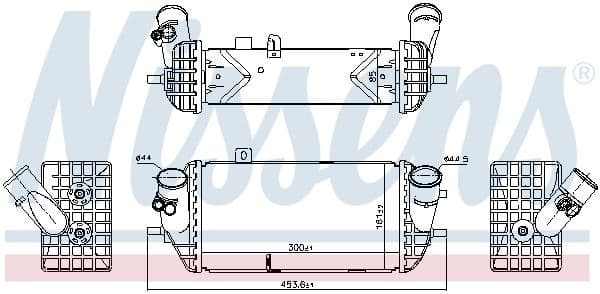 Charge Air Cooler ** FIRST FIT ** 96144