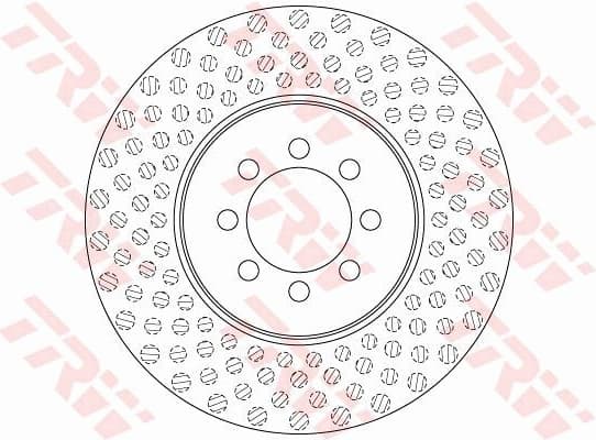 Brake Disc TRW SINGLE DF6250S