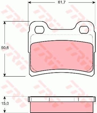 Brake Pad Set, disc brake GDB1639