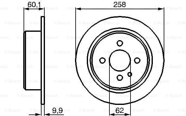 Brake Disc 0986478034 - image 2