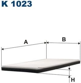 Filter, cabin air K1023