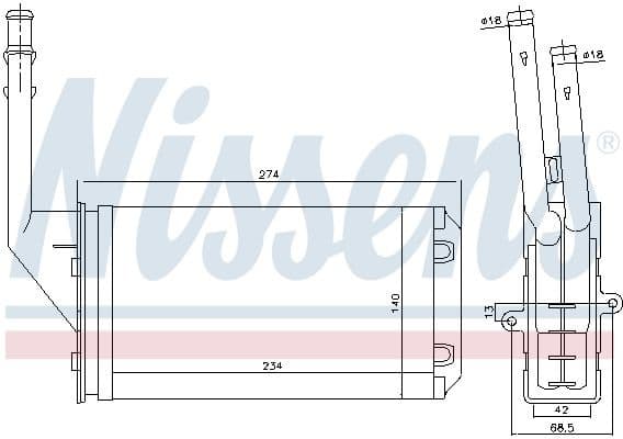 Heat Exchanger, interior heating 71143 - image 2