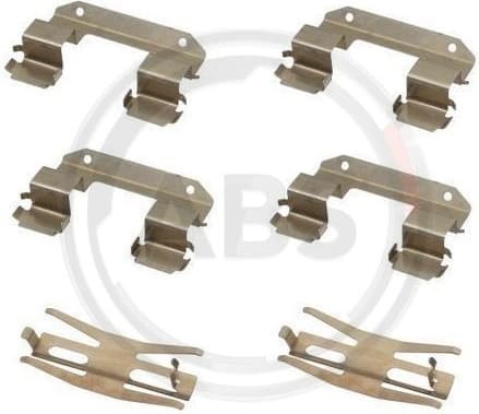 Accessory Kit, disc brake pad 1618Q