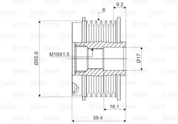 Alternator Freewheel Clutch VALEO NEW SPARE PART 588013 - image 2