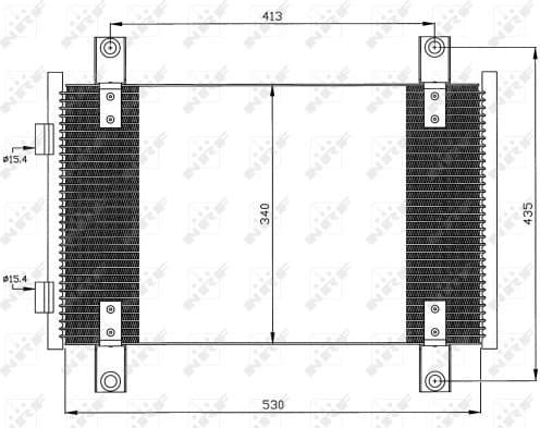 Condenser, air conditioning EASY FIT 35501