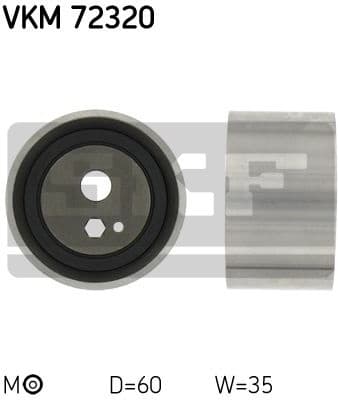 Tensioner Pulley, timing belt VKM 72320