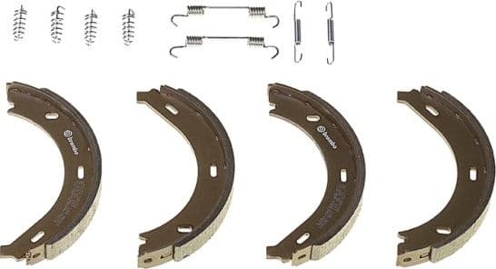 Brake Shoe Set, parking brake ESSENTIAL LINE S50517 - image 2