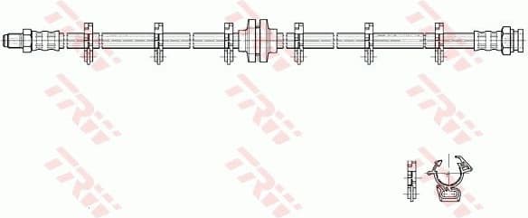 Brake Hose PHB223 - image 2
