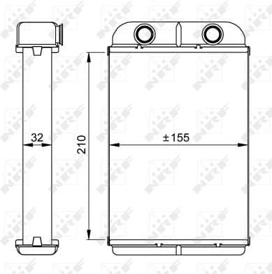Heat Exchanger, interior heating 53611