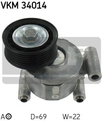 Tensioner belt VKM34014