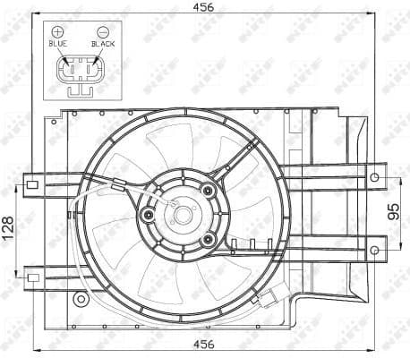 Fan, engine cooling 47472