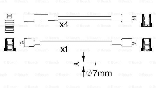 Ignition Cable Kit 0986356880 - image 5
