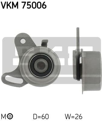 Tensioner Pulley, timing belt VKM 75006