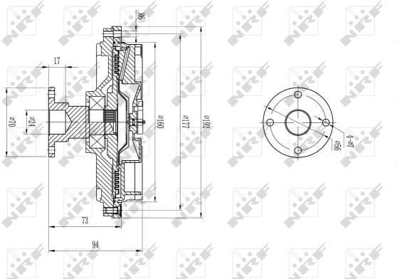 Clutch, radiator fan 49591 - image 2