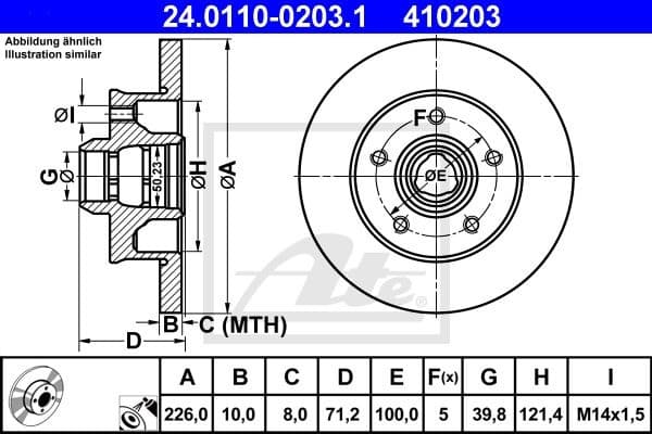 Brake Disc 24.0110-0203.1