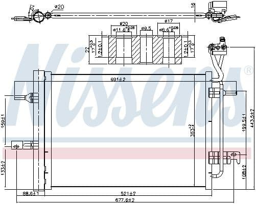 Condenser, air conditioning ** FIRST FIT ** 940511