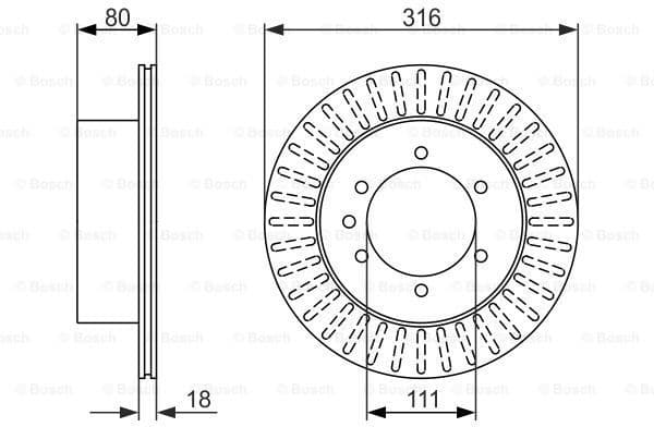 Brake Disc 0986479385