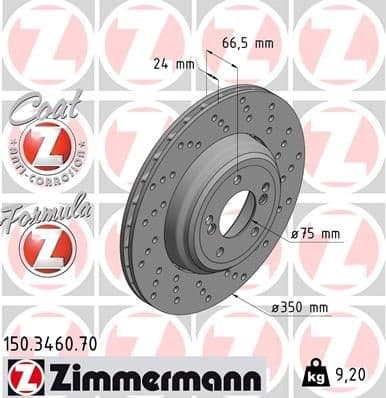 Brake Disc FORMULA Z BRAKE DISC 150.3460.70