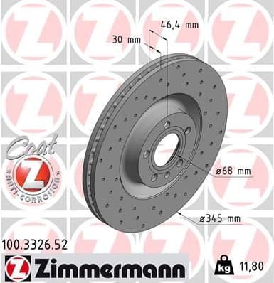 Brake Disc SPORT BRAKE DISC Z 100.3326.52