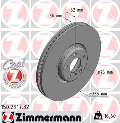 Brake Disc FORMULA F 150.2917.32