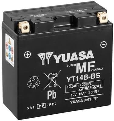 Starter Battery Maintenance Free YT14B-BS