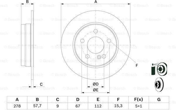Brake Disc 0986479409 - image 5