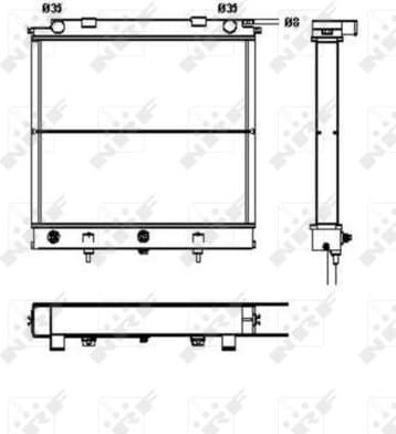 Radiator, engine cooling 52129 - image 2
