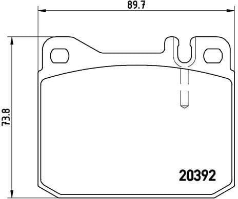 Brake Pad Set, disc brake PRIME LINE P50002