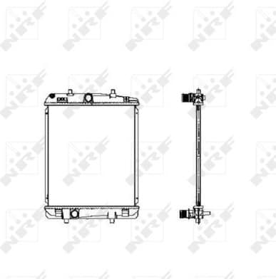 Radiator, engine cooling 53460