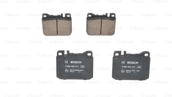 Brake Pad Set, disc brake 0986463412 - image 3