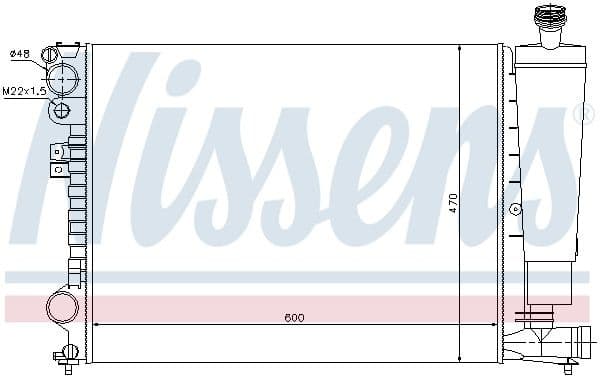 Radiator, engine cooling 61396 - image 2