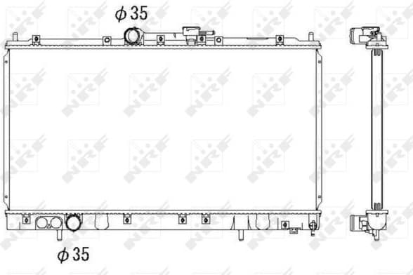 Radiator, engine cooling 53312 - image 2