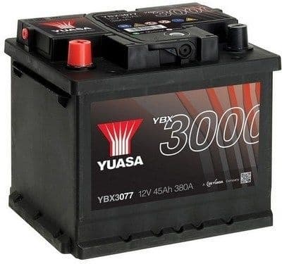 Starter Battery YBX3000 SMF Batteries YBX3077