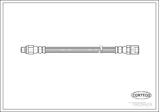 Brake Hose 19026926 - image 2